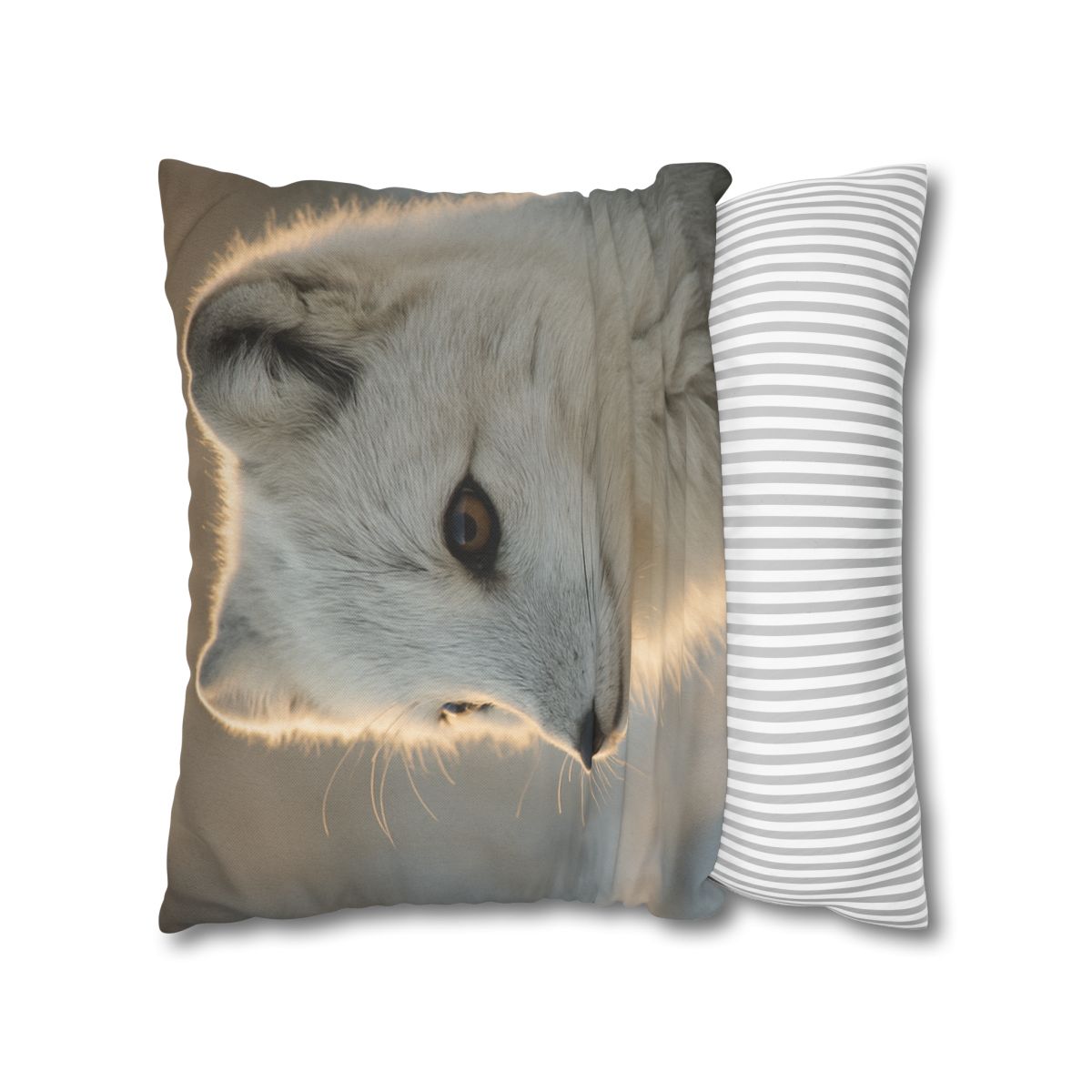 Ember Gaze Arctic Fox unique gift pillow cases