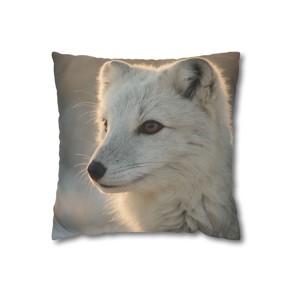 Ember Gaze Arctic Fox unique gift pillow cases