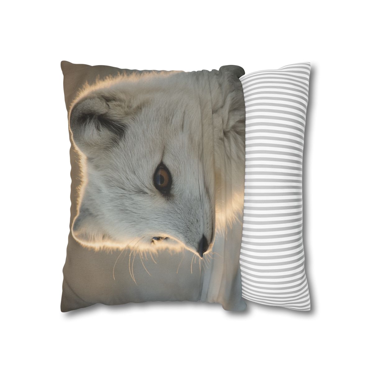 Ember Gaze Arctic Fox unique gift pillow cases