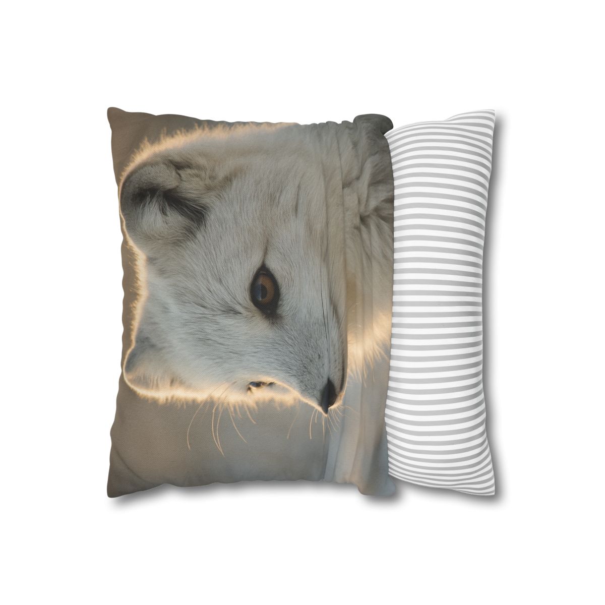 Ember Gaze Arctic Fox unique gift pillow cases