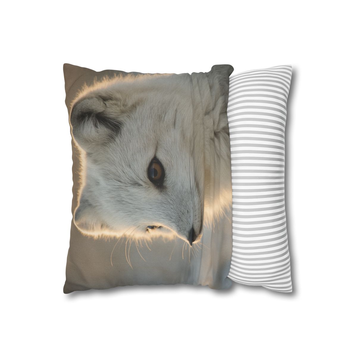 Ember Gaze Arctic Fox unique gift pillow cases