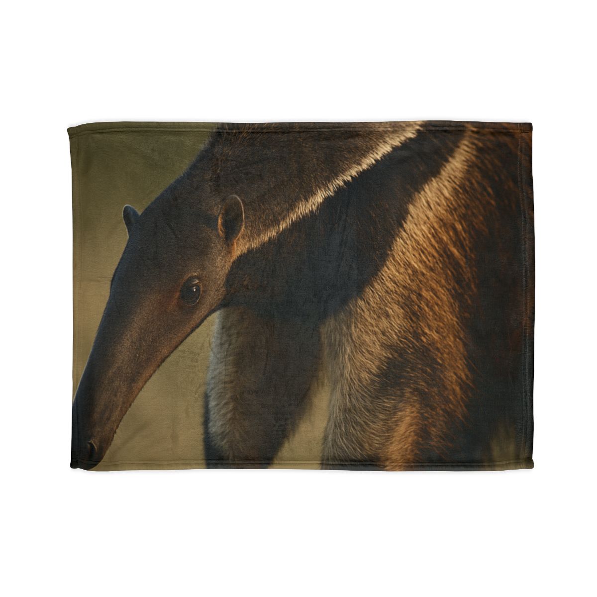 Ember Gaze Giant Anteater soft fleece blankets
