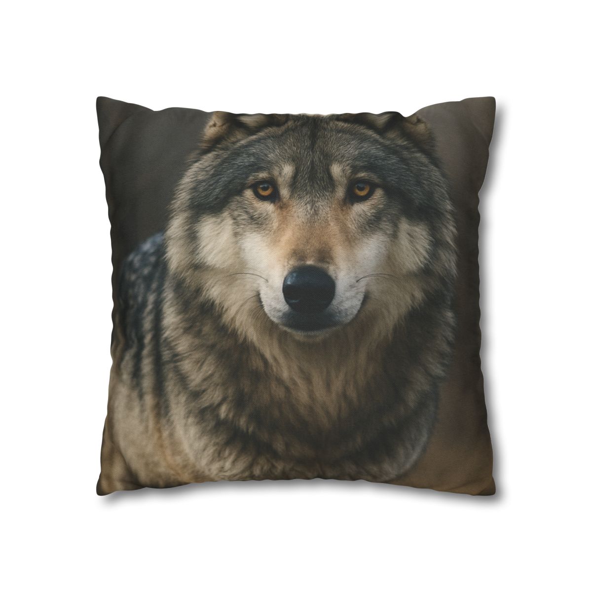 Ember Gaze Gray Wolf trendy patterned pillow cases