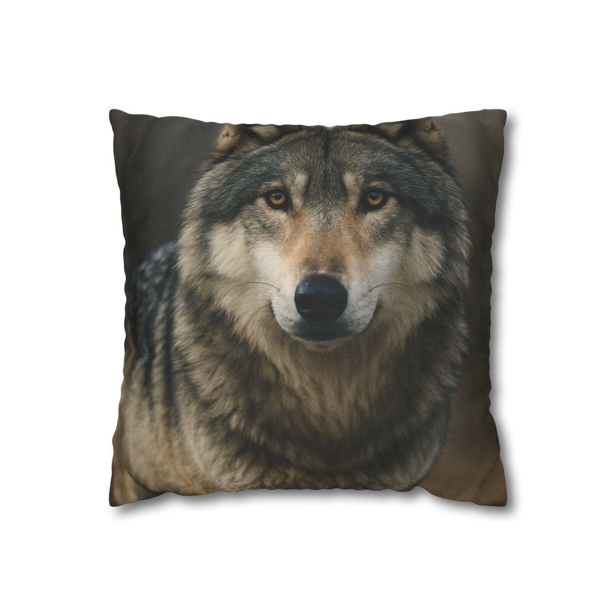 Ember Gaze Gray Wolf trendy patterned pillow cases