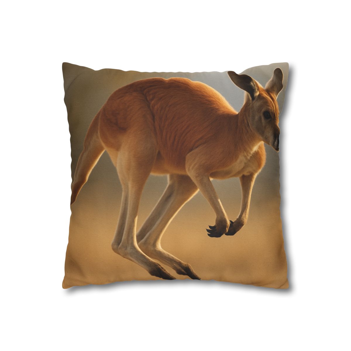 Ember Hop Red Kangaroo trendy patterned pillow cases
