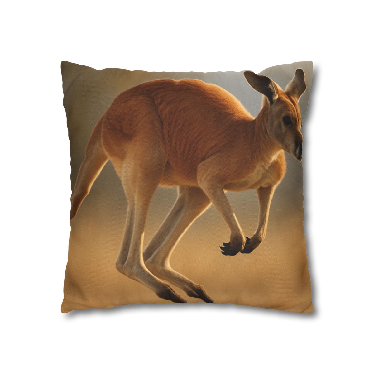 Ember Hop Red Kangaroo trendy patterned pillow cases