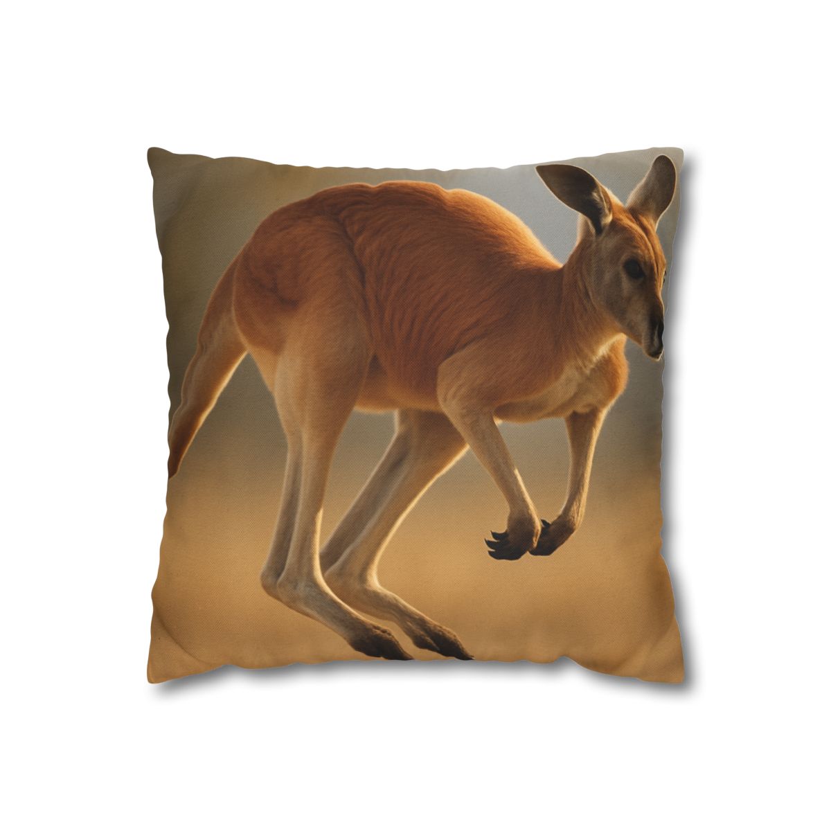 Ember Hop Red Kangaroo trendy patterned pillow cases