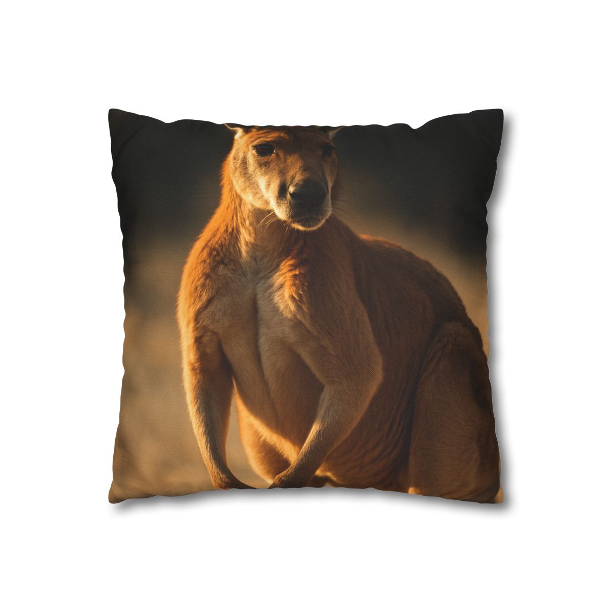 Ember Mantle Red Kangaroo soft cotton pillow cases