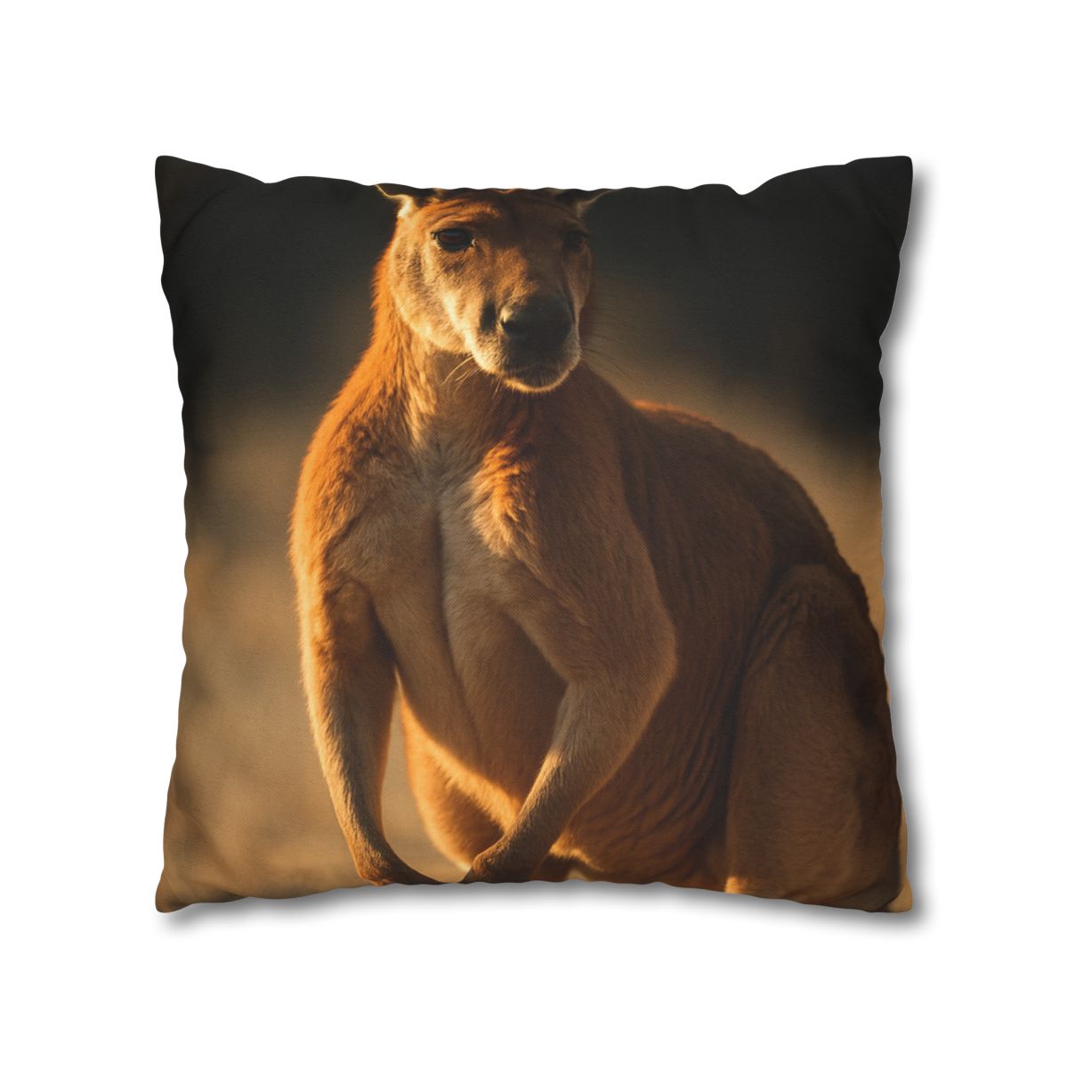 Ember Mantle Red Kangaroo soft cotton pillow cases