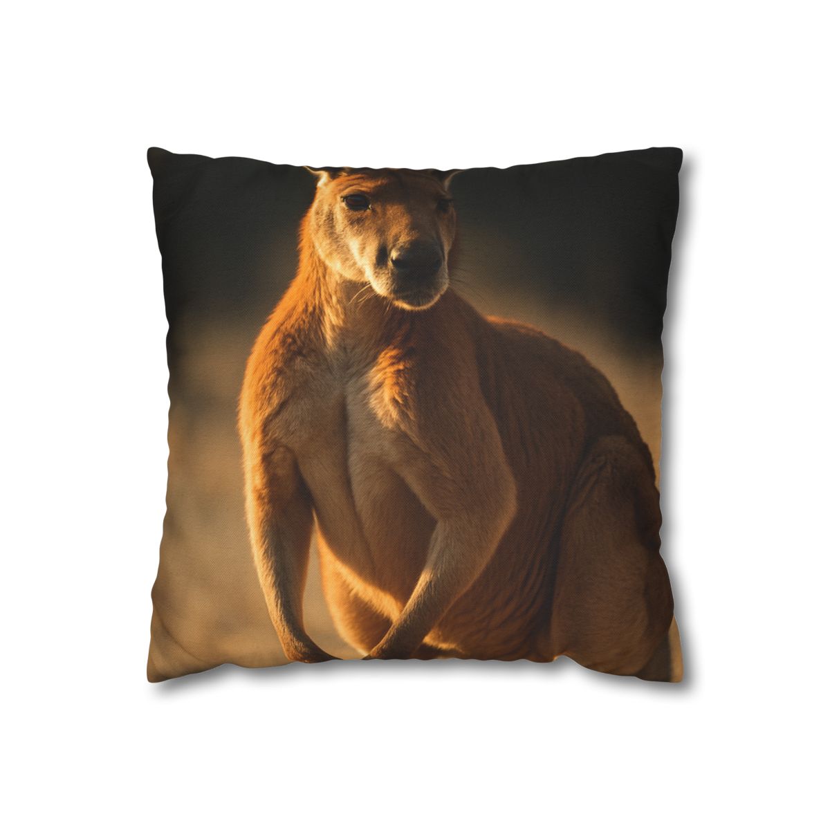 Ember Mantle Red Kangaroo soft cotton pillow cases