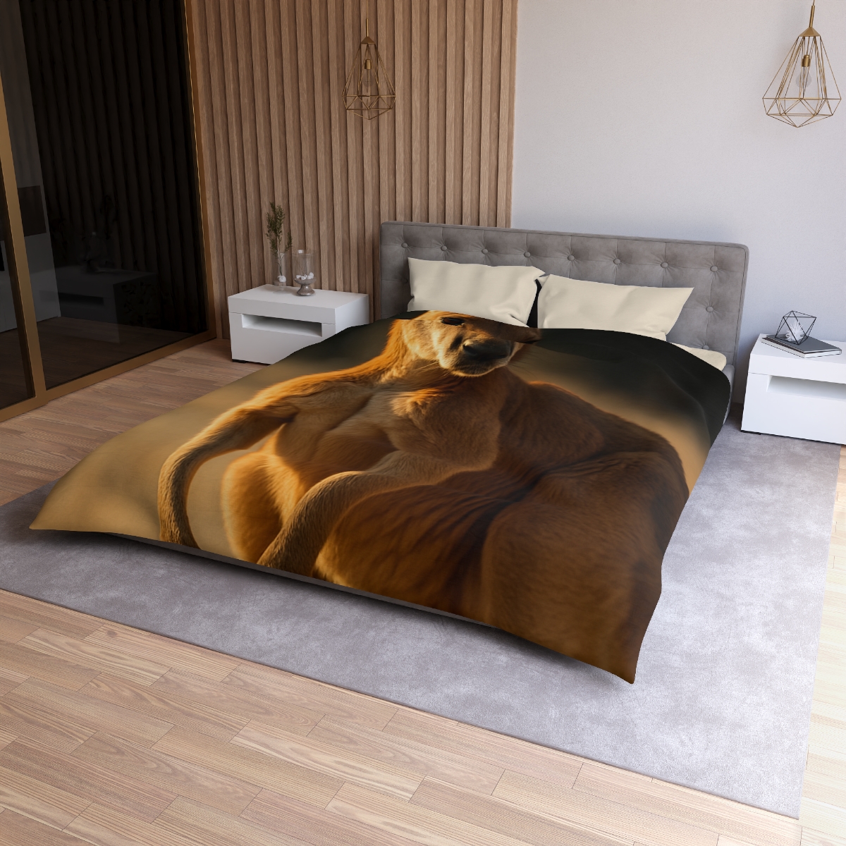 Ember Mantle Red Kangaroo trendy bedroom duvets