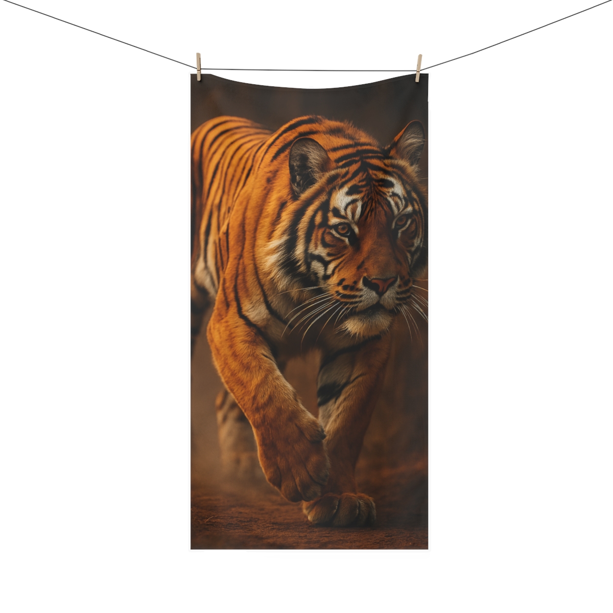 Ember Stalker Bengal Tiger unique gift towels