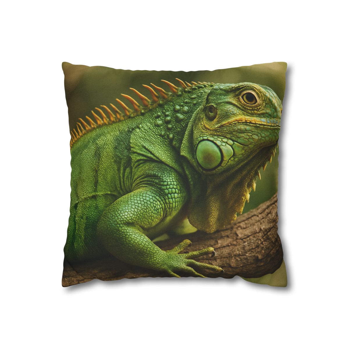Emerald Drift Green Iguana unique gift pillow cases