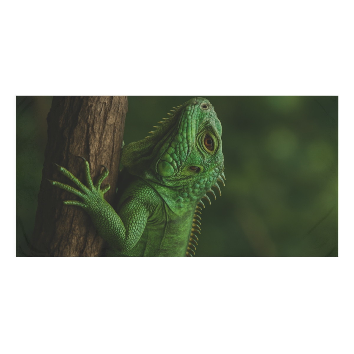 Emerald Drift Green Iguana unique gift towels