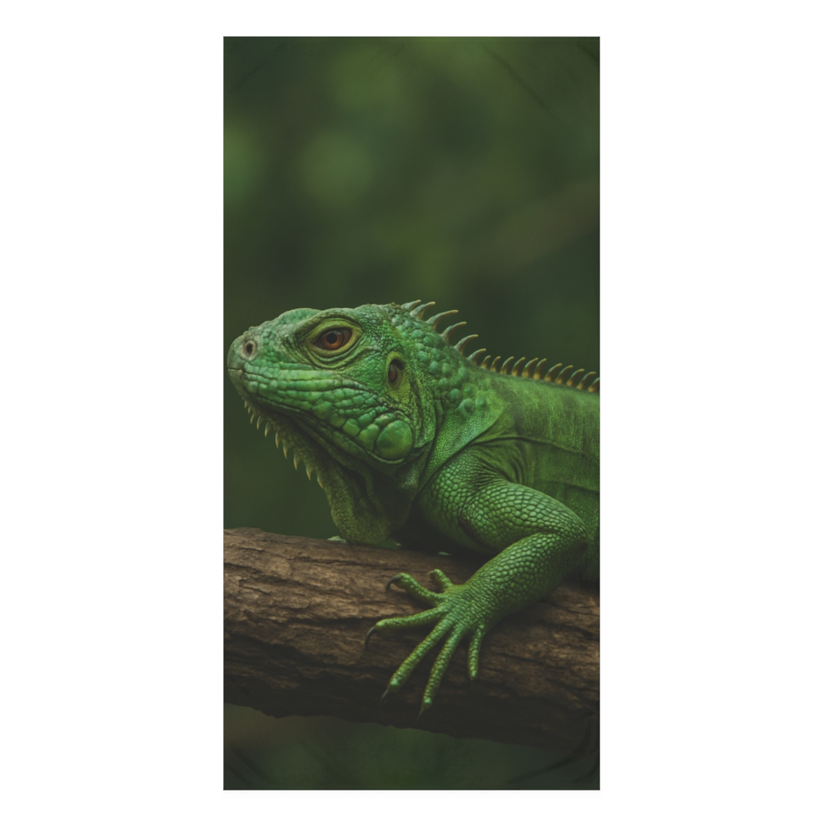 Emerald Drift Green Iguana unique gift towels