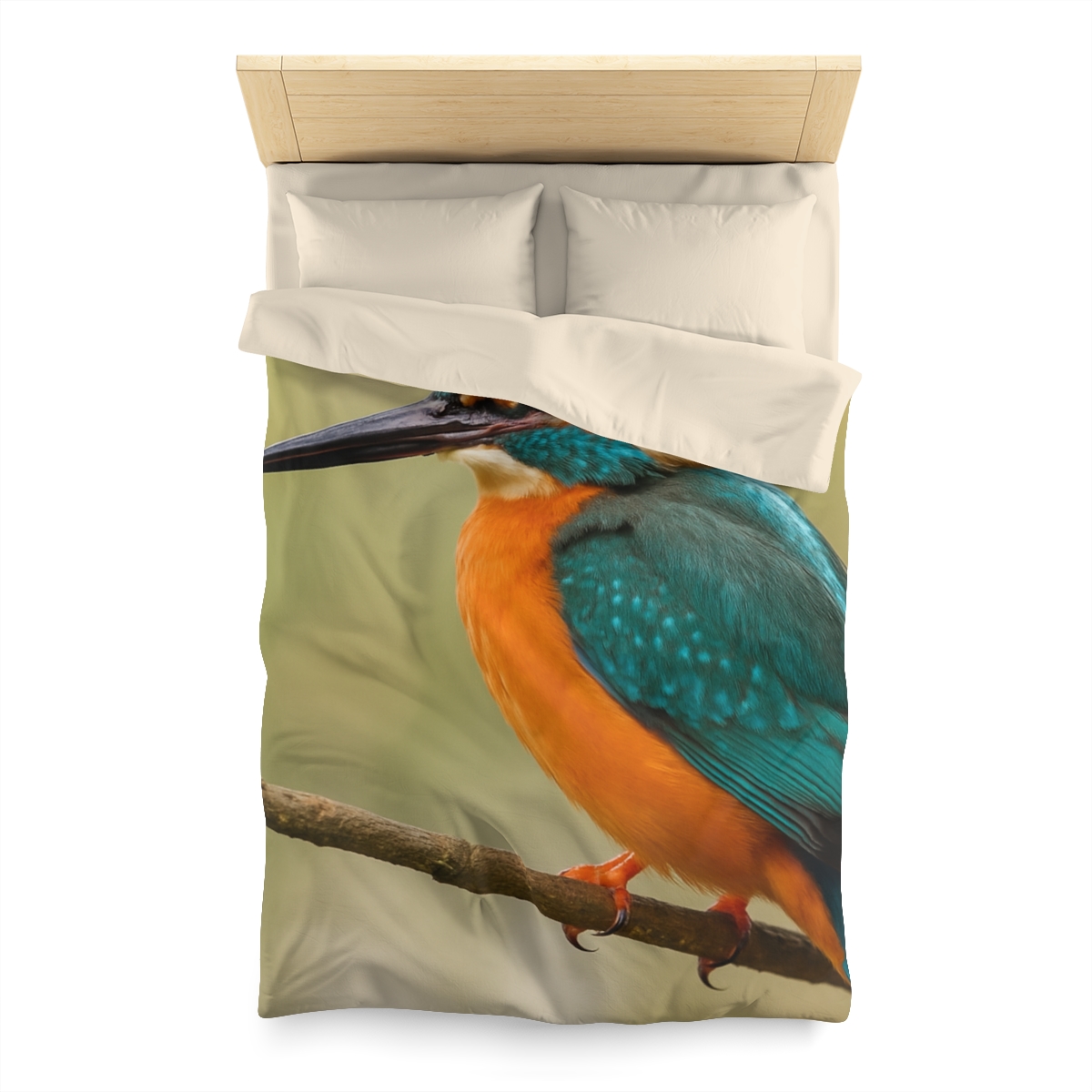 Emerald Flash Kingfisher warm winter duvets