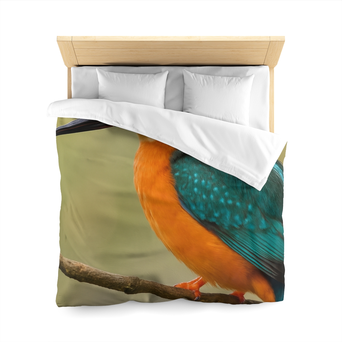 Emerald Flash Kingfisher warm winter duvets