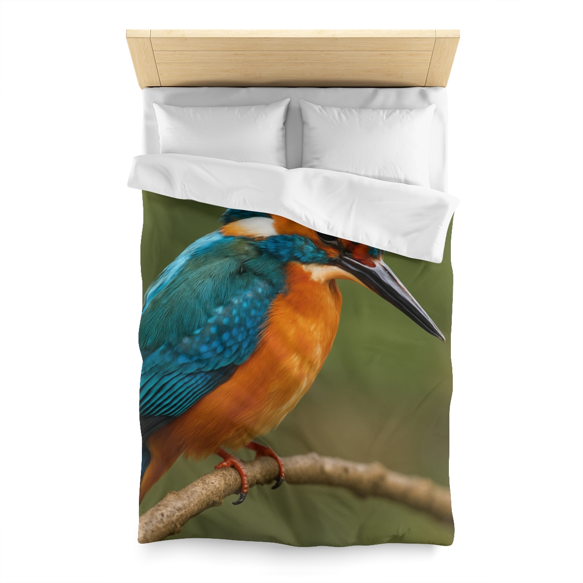 Emerald Flash Kingfisher duvets for gifts