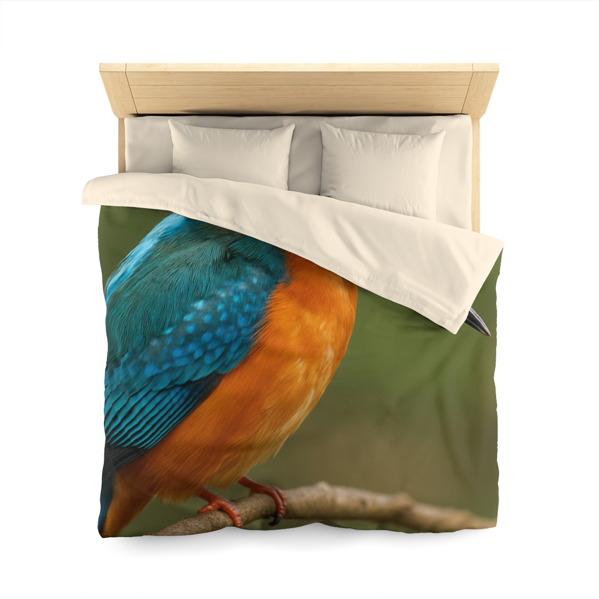 Emerald Flash Kingfisher duvets for gifts