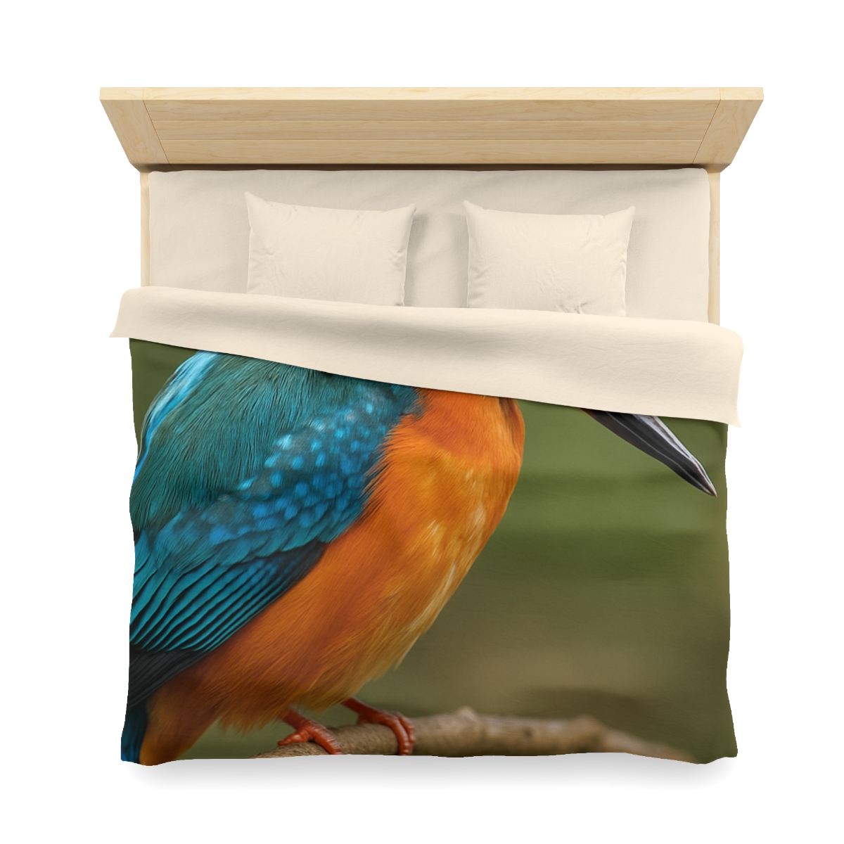 Emerald Flash Kingfisher duvets for gifts