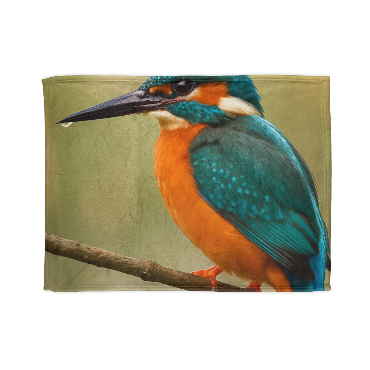 Emerald Flash Kingfisher custom blankets