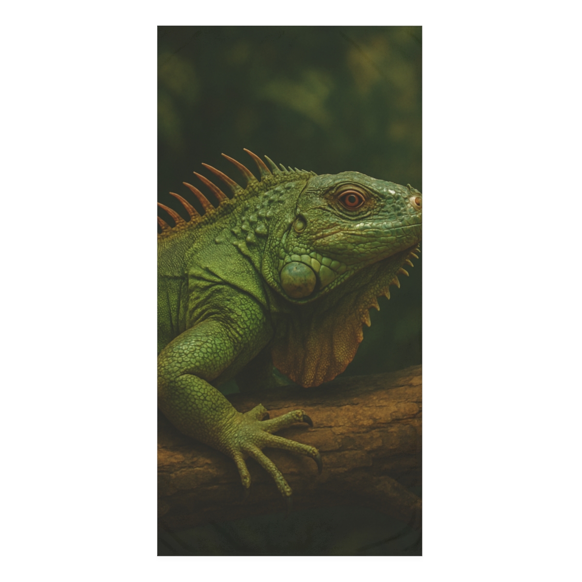 Emerald Perch Green Iguana soft cotton towels