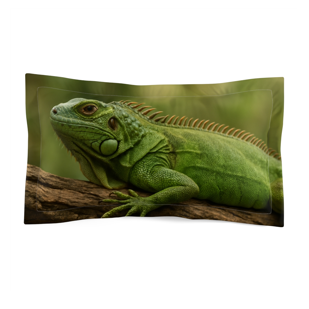 Emerald Perch Green Iguana comfortable bed pillows