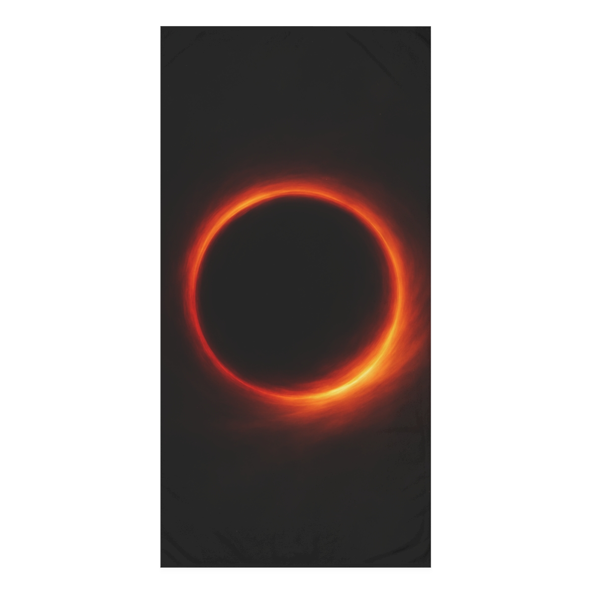 Event Horizon Ember Ring personalized bath towels