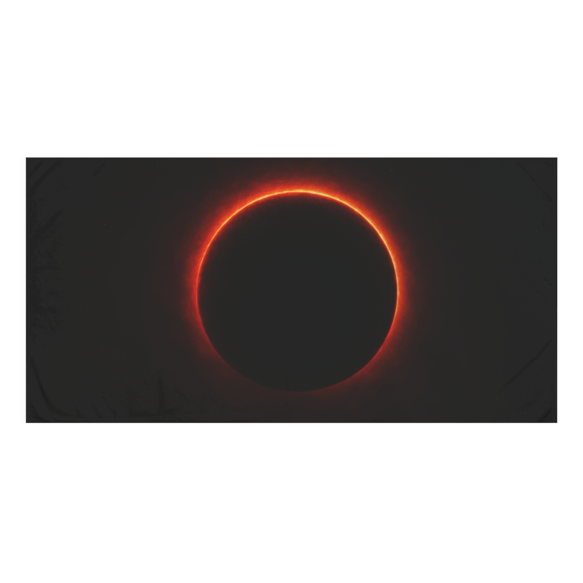 Event Horizon Ember Ring personalized bath towels