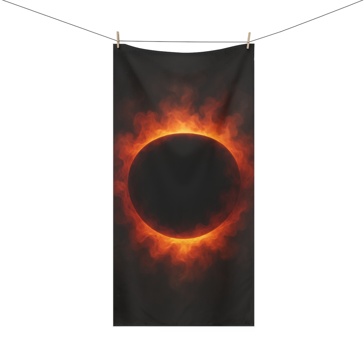 Event Horizon Ink Bloom decorative home towelscustom towels