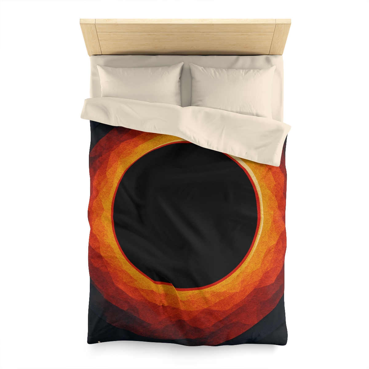 Event Horizon Paper Cut Silhouette custom duvets