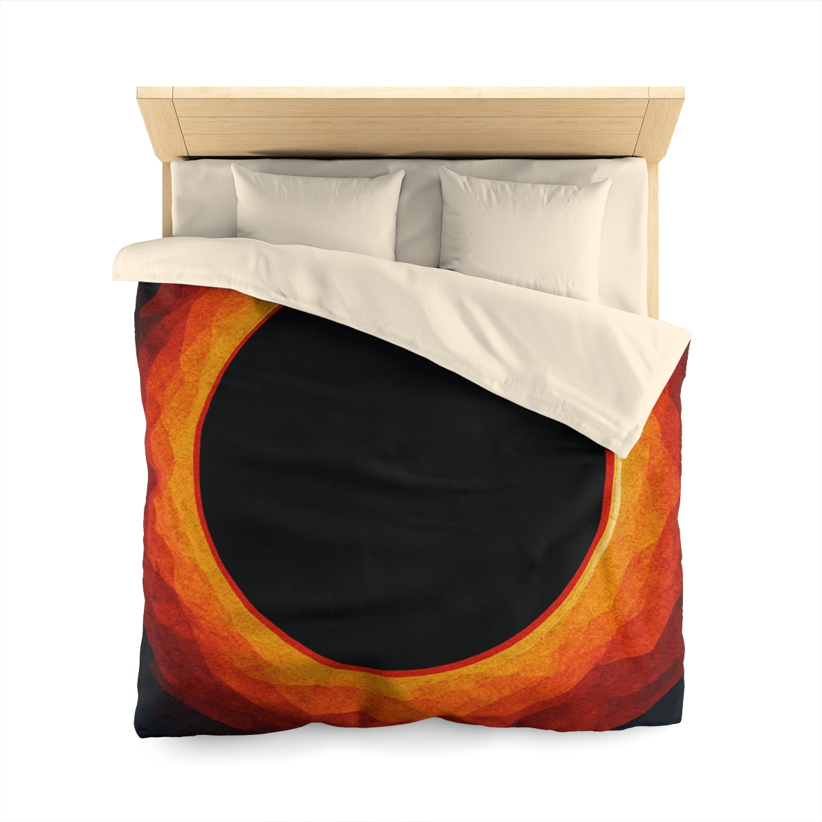 Event Horizon Paper Cut Silhouette custom duvets