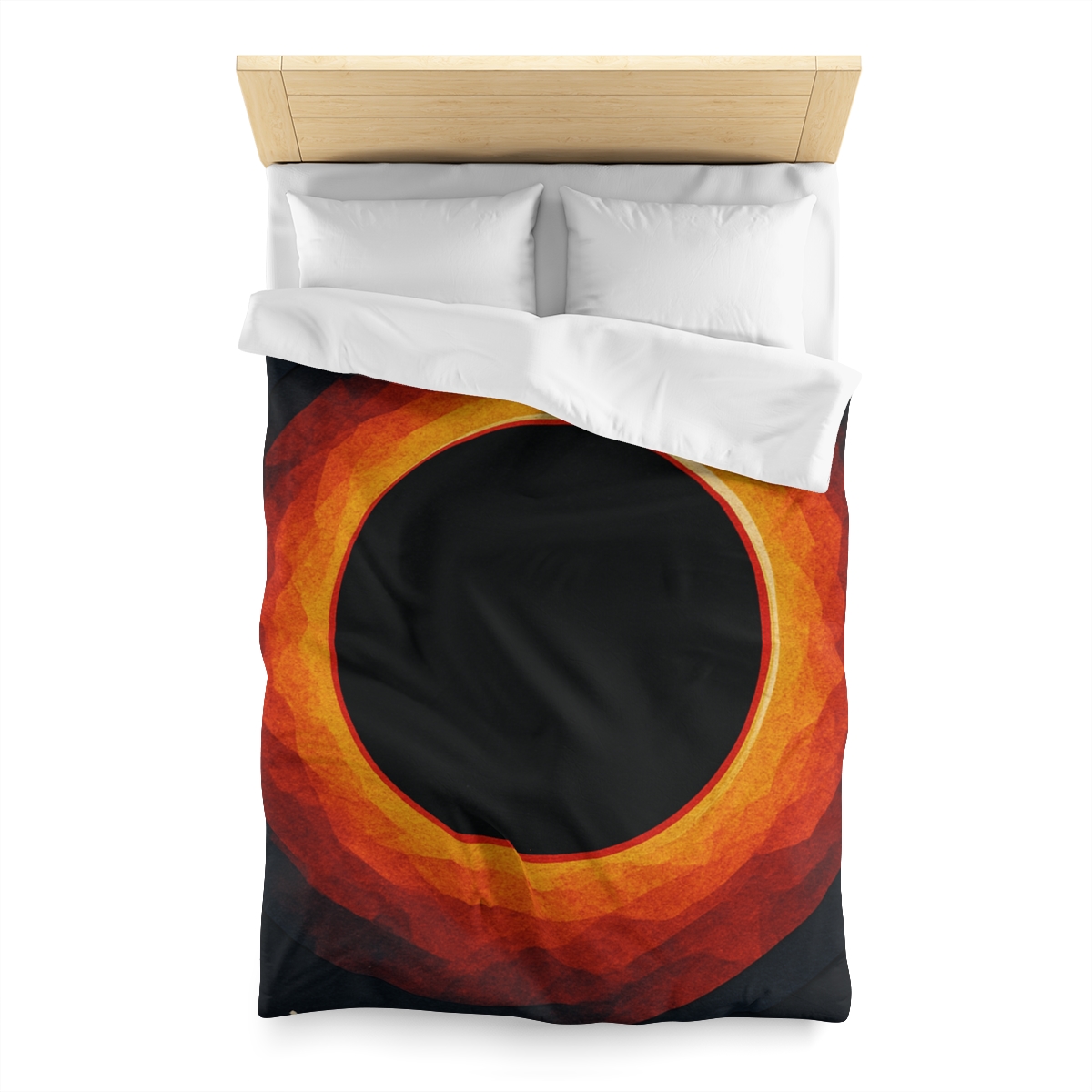 Event Horizon Paper Cut Silhouette custom duvets