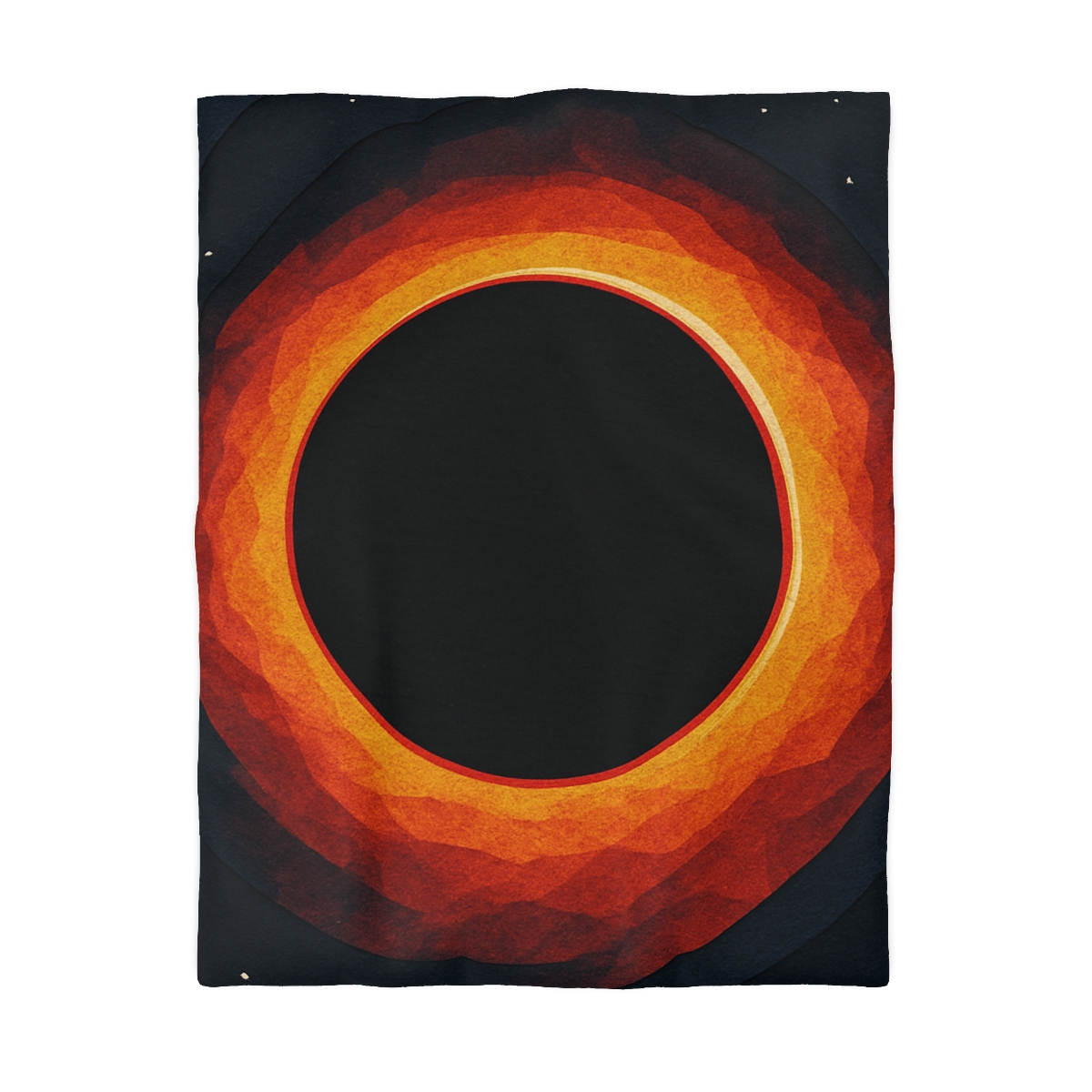 Event Horizon Paper Cut Silhouette custom duvets