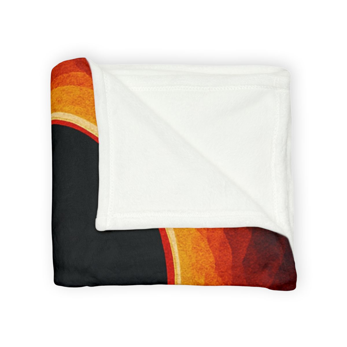 Event Horizon Paper Cut Silhouette stylish throw blankets