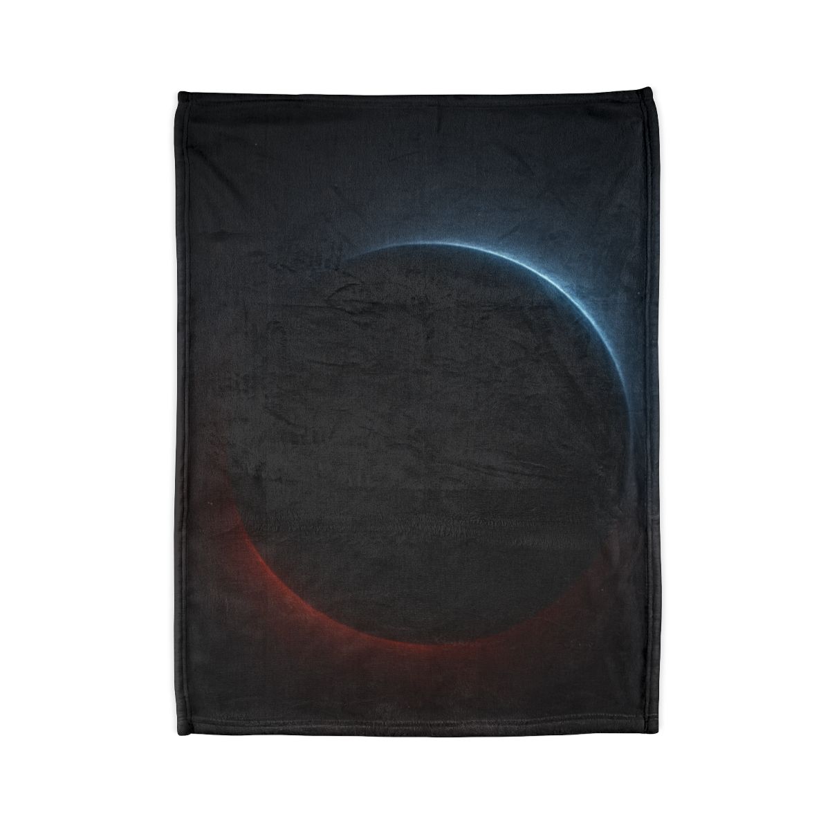 Event Horizon Silhouette soft fleece blankets