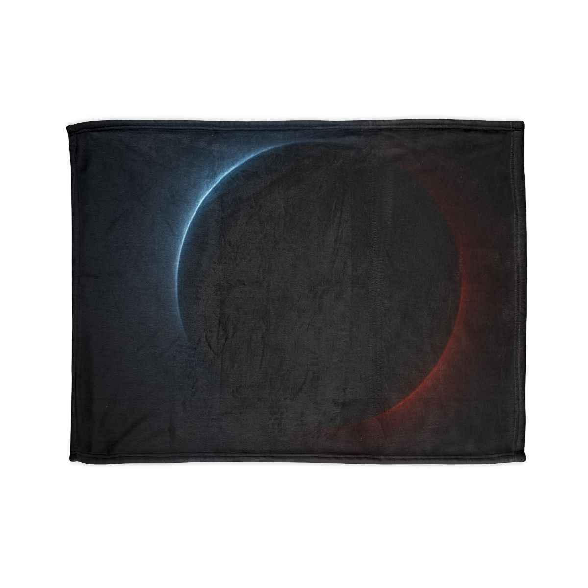 Event Horizon Silhouette soft fleece blankets