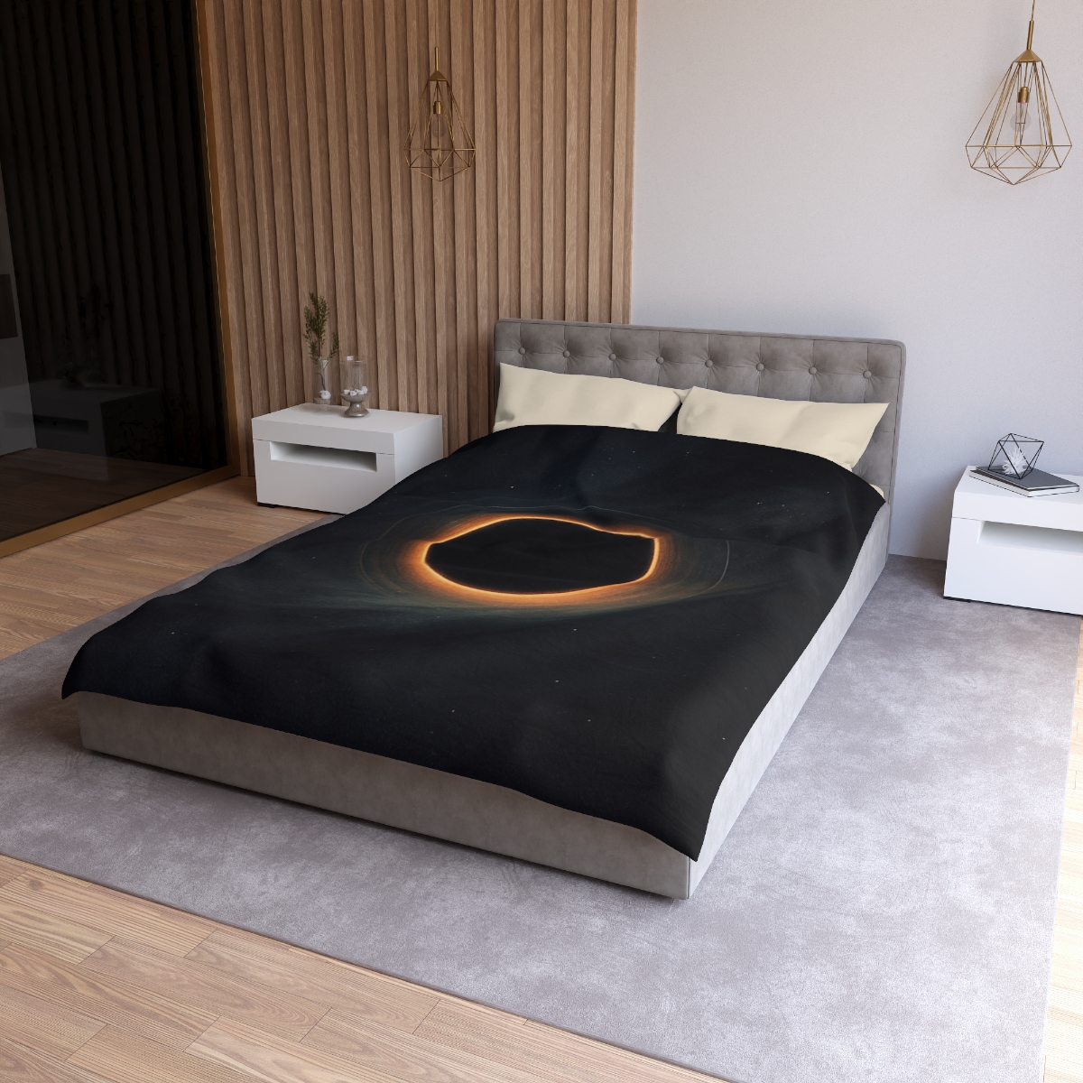 Event Horizon Velvet Bloom personalized bedding duvets