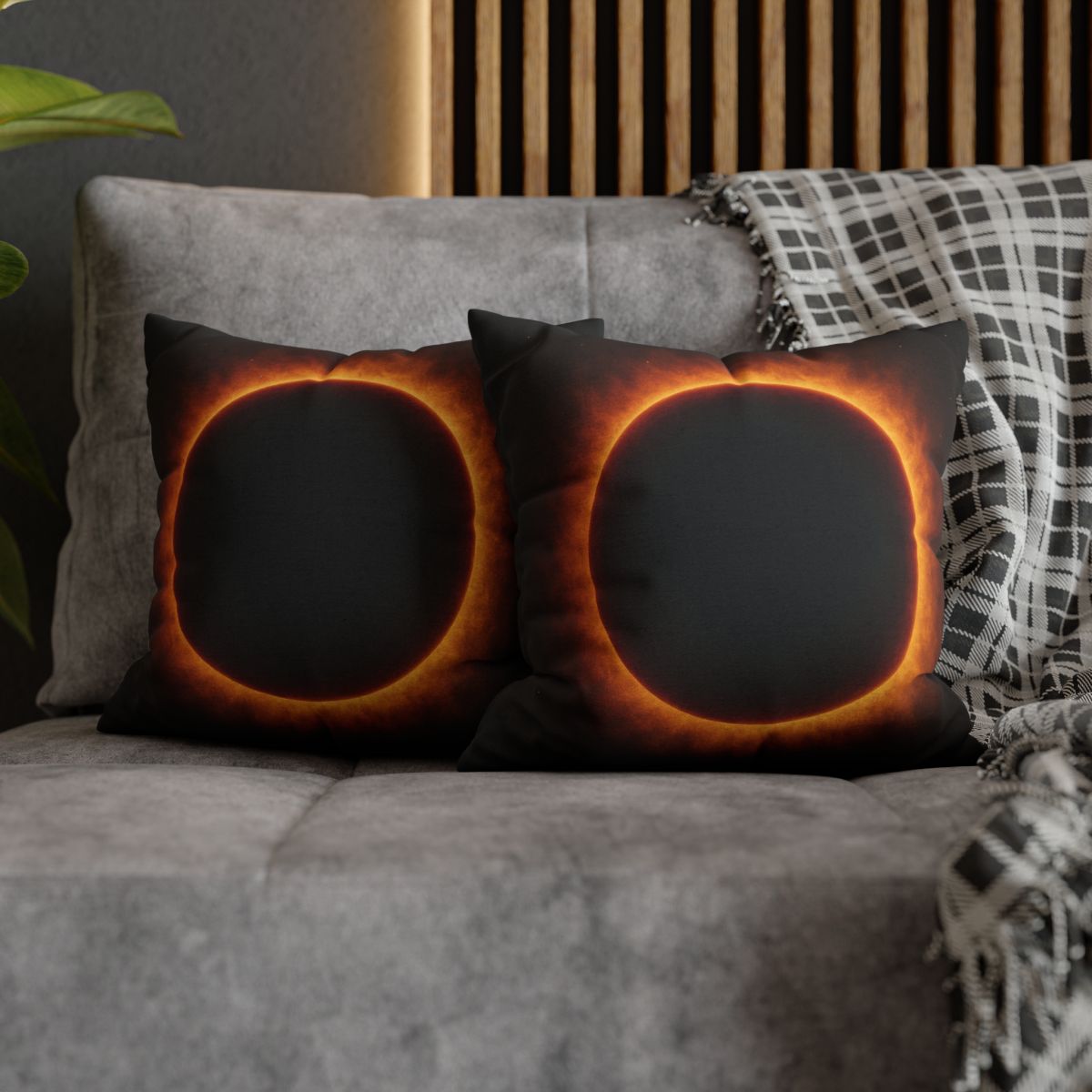 Event Horizon Velvet Bloom custom pillow cases