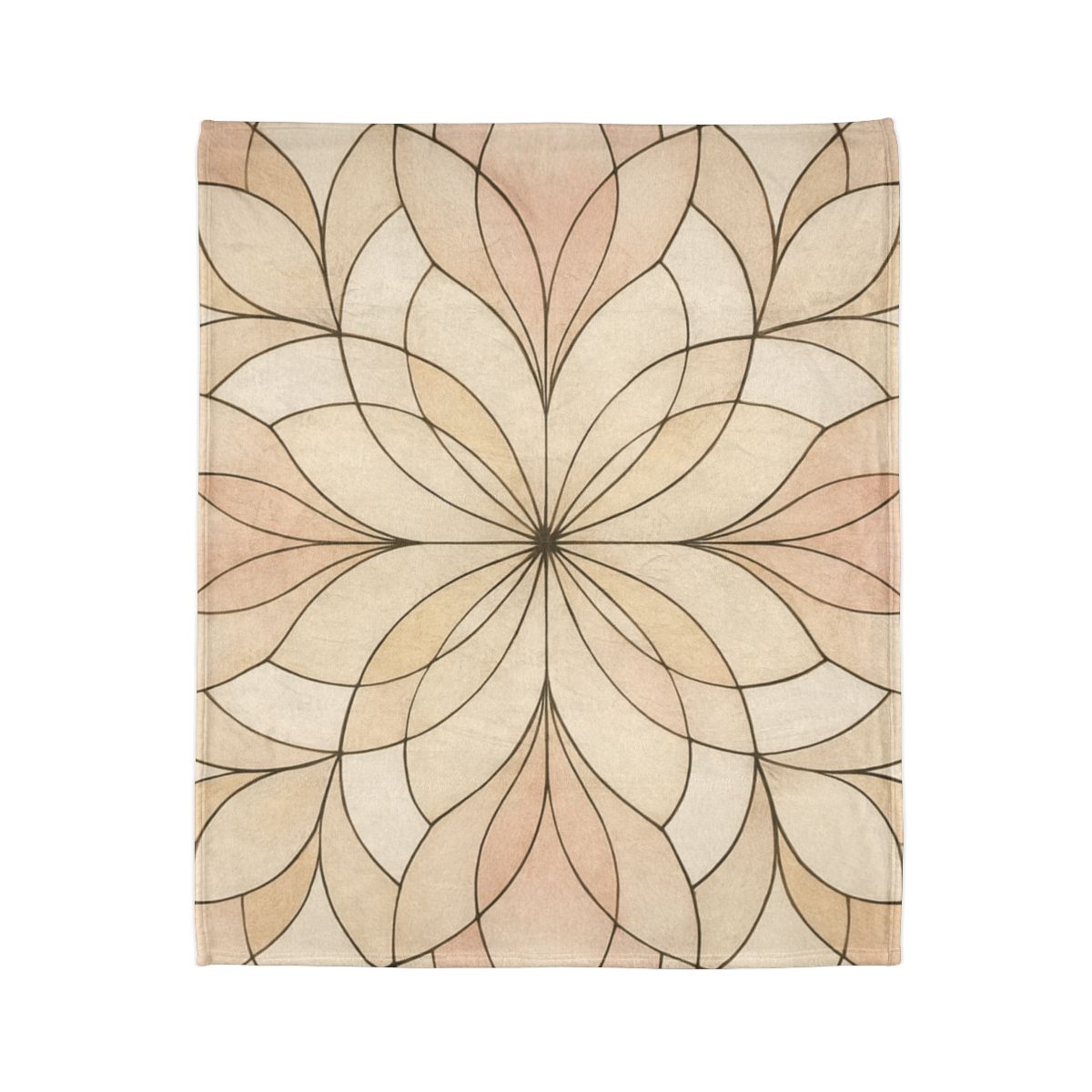Petal Prism Lattice soft fleece blankets