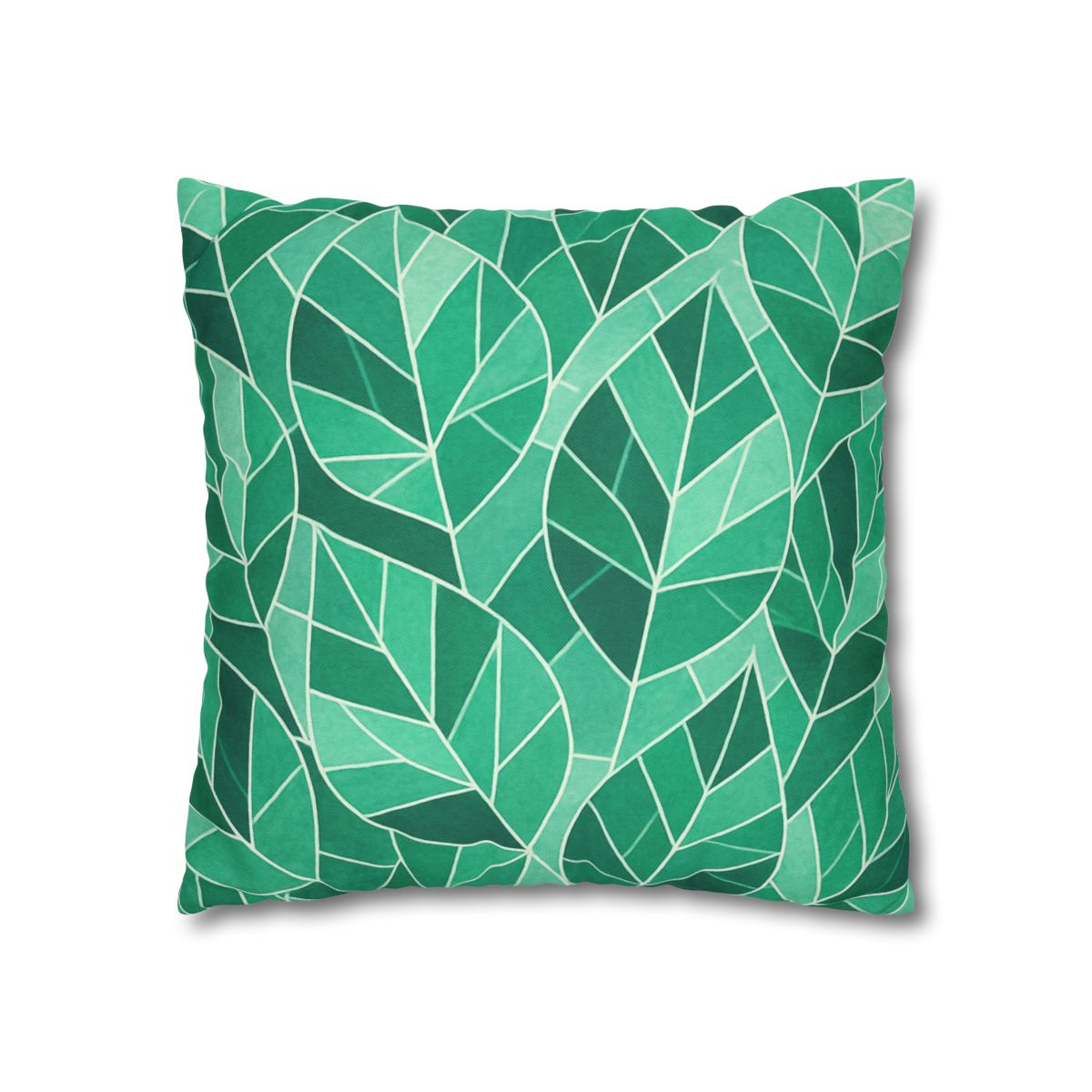 Crystal Leaf Mosaic personalized pillow covers