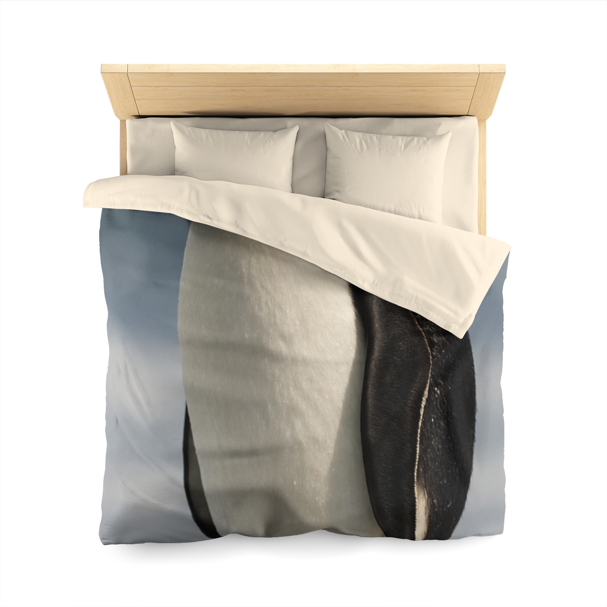Aurora Drift Emperor Penguin stylish duvet covers