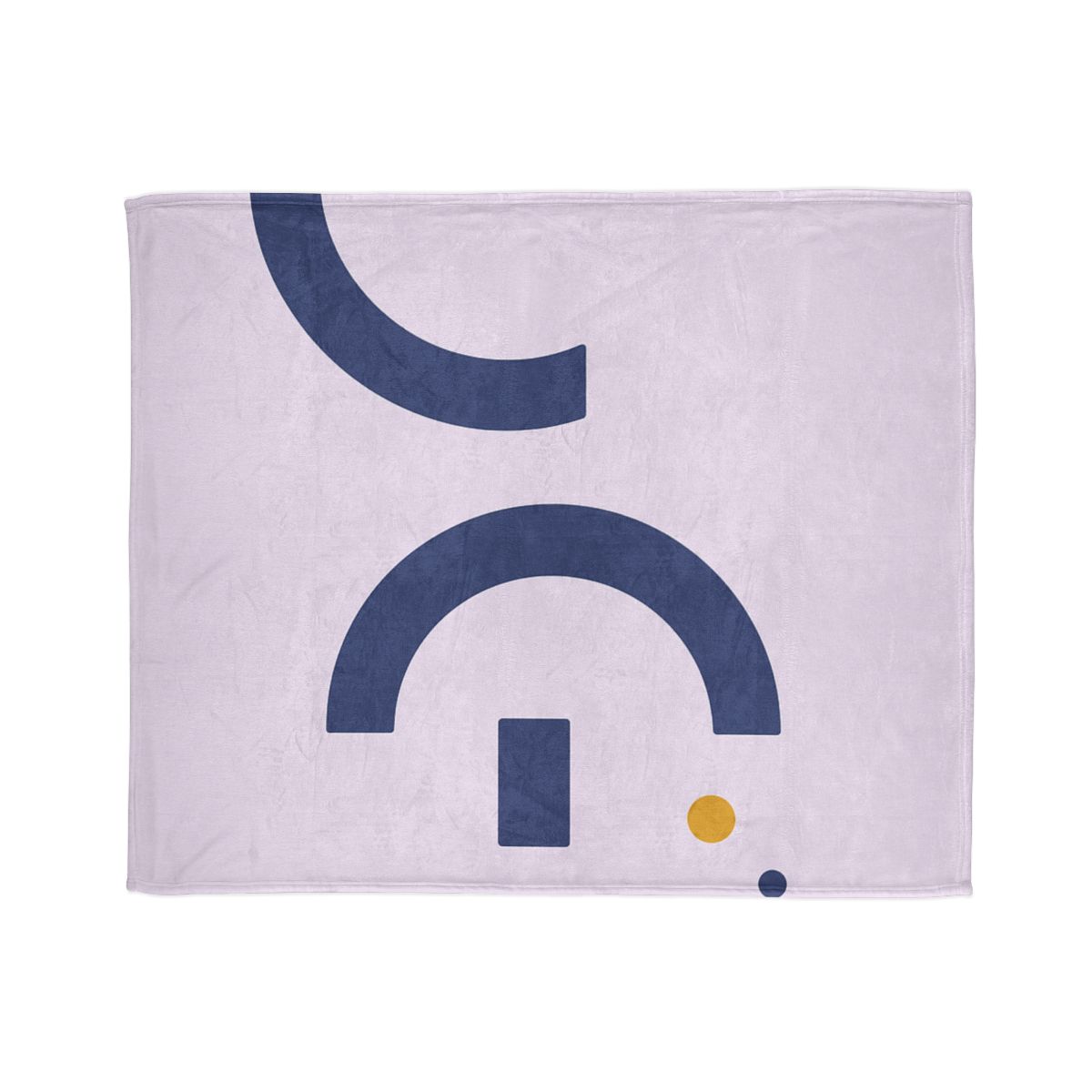 Staggered Arcs With Resting Block stylish throw blankets