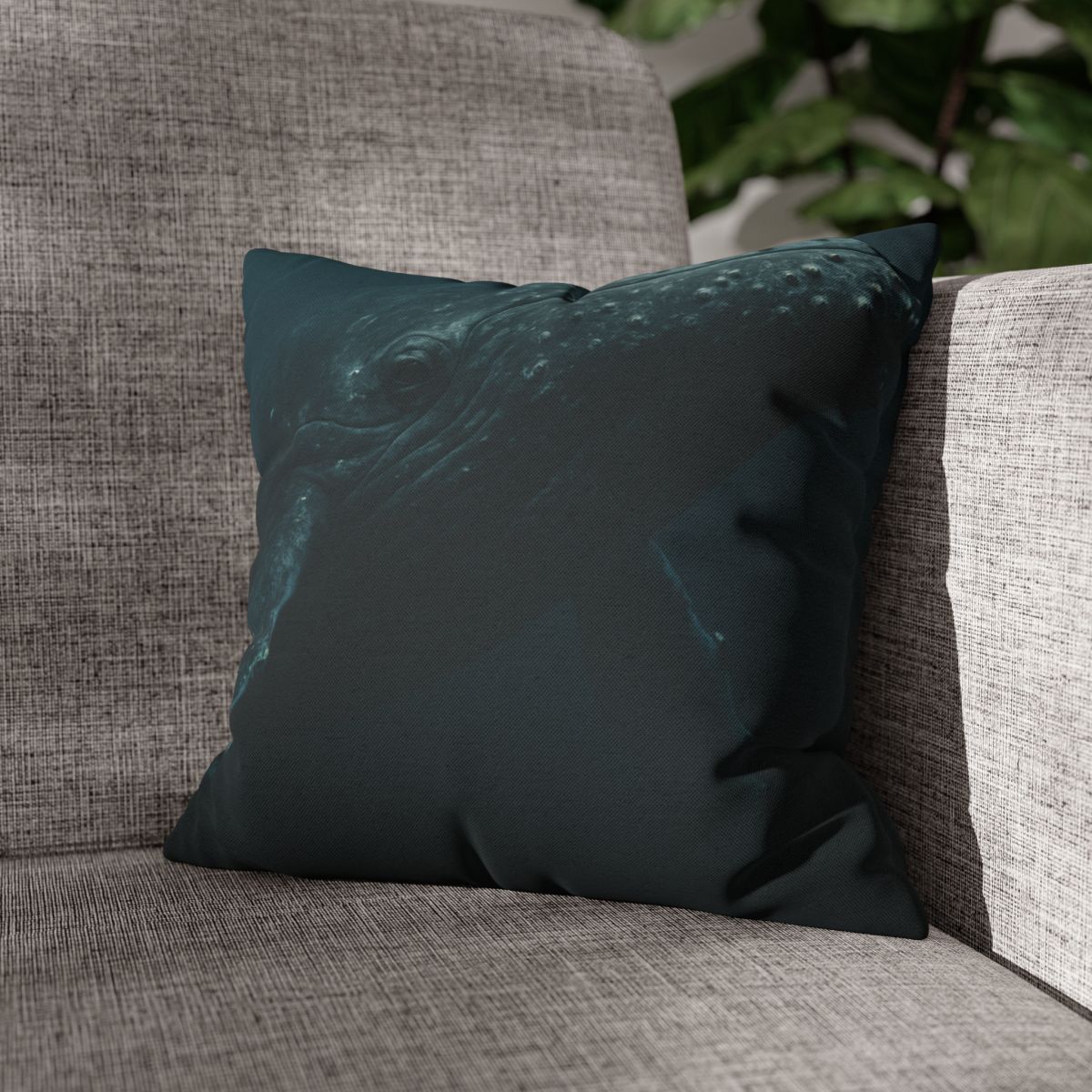 Deep Current Humpback Whale personalized pillow covers