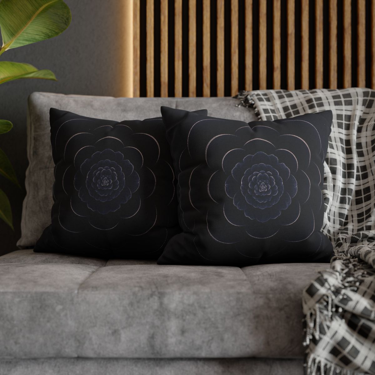 Petal Eclipse Rosette comfortable bedding pillow covers