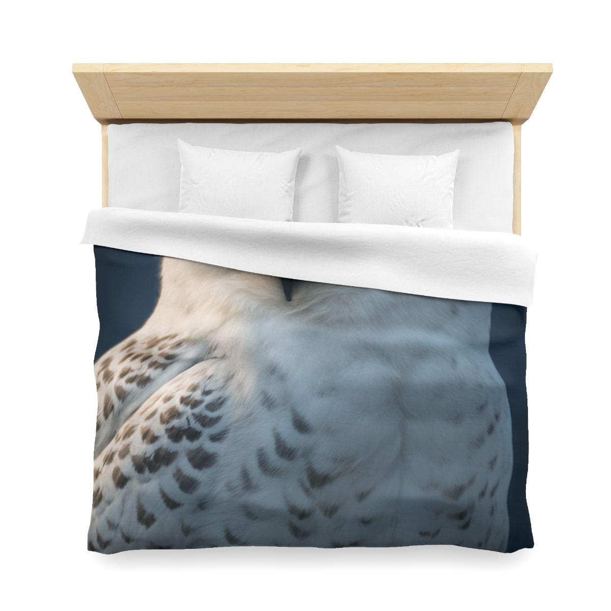 Midnight Watch Snowy Owl personalized bedding duvets