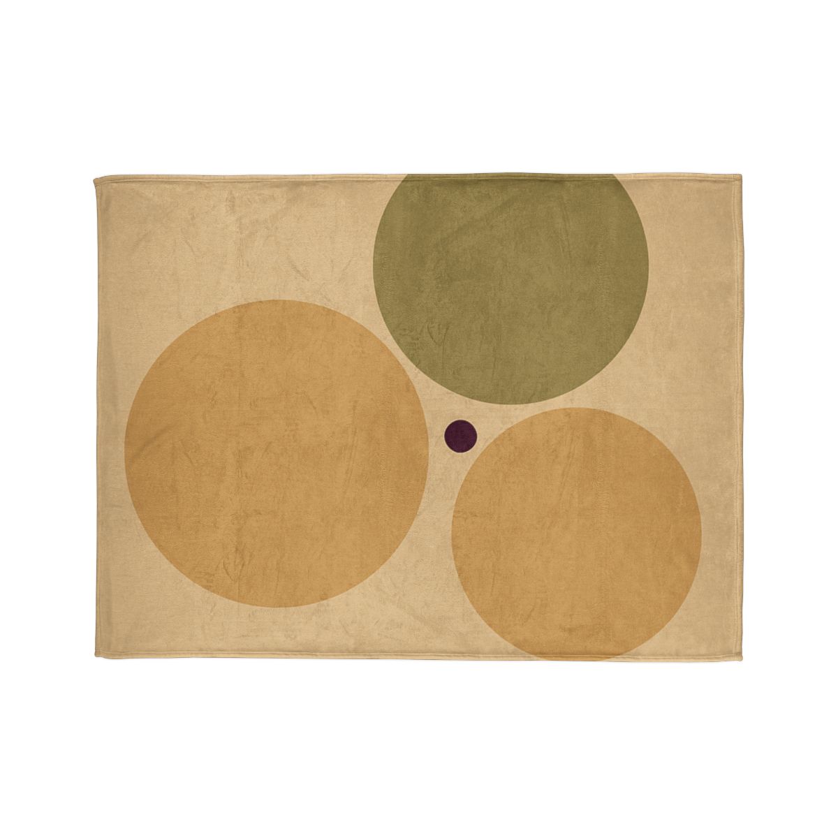 Clustered Three Circles With Quiet Gap decorative home blankets