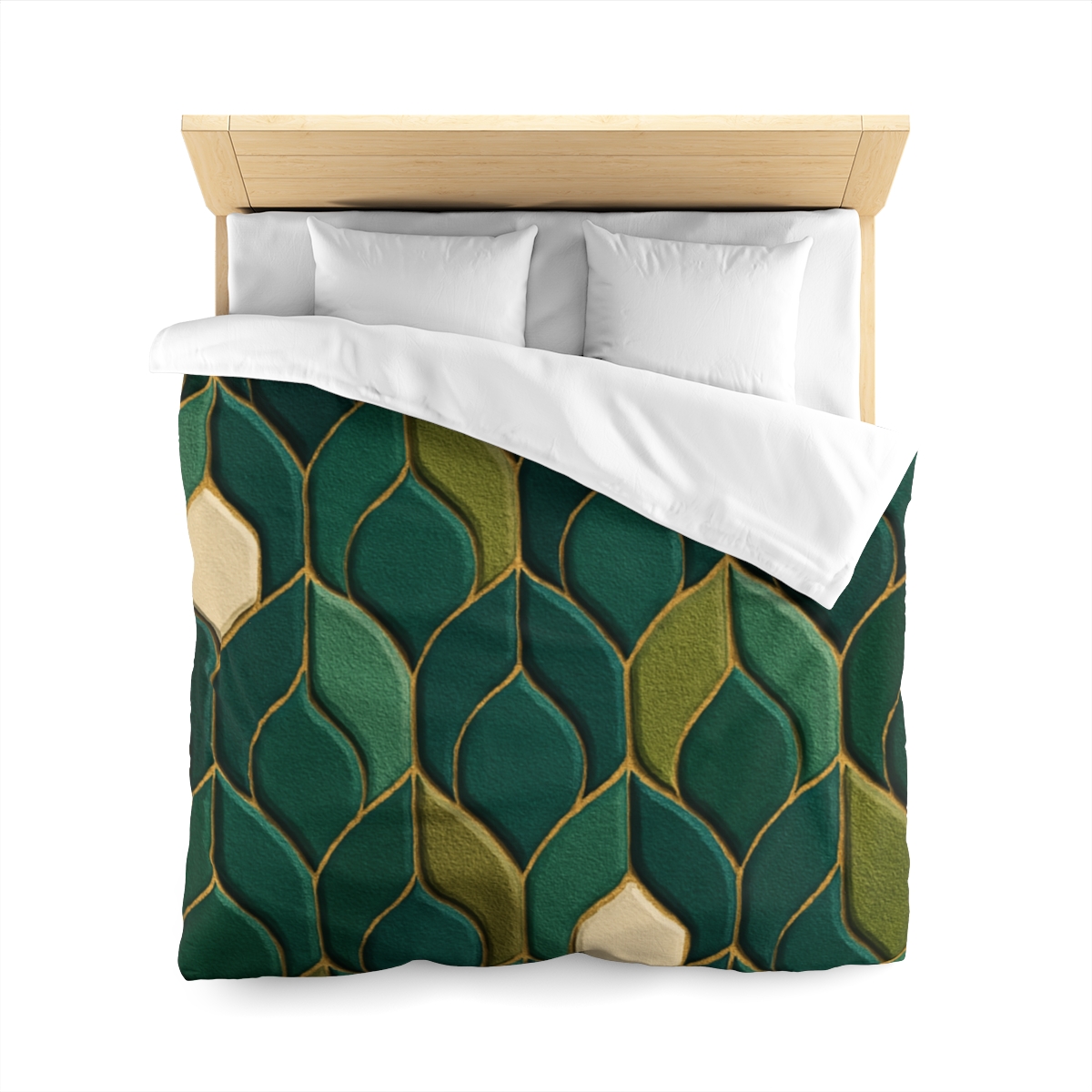 Bud Scale Tessellation custom duvets