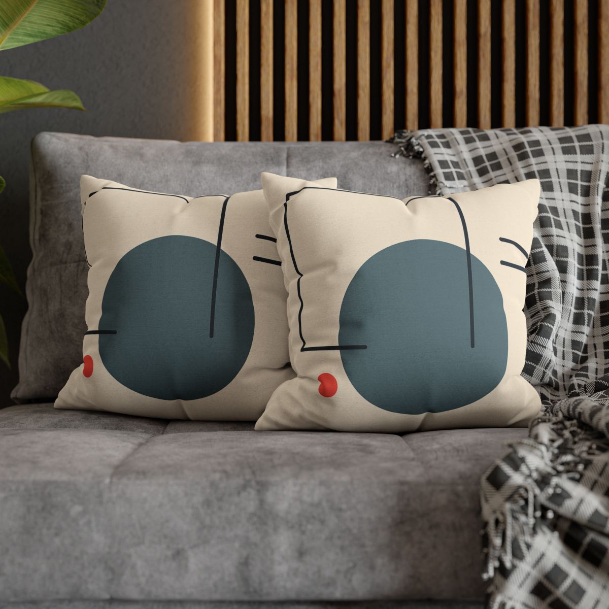 Quiet Orbit With Offset Frame unique gift pillow cases