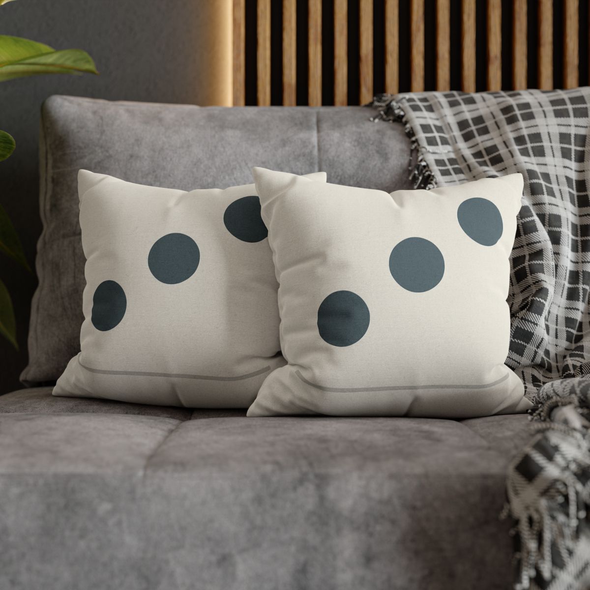 Diagonal Trio With Resting Line custom pillow cases